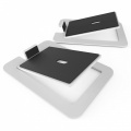 Настольная стойка Kanto Medium Desk Top Speaker Stands White (S6W) 1 – techzone.com.ua