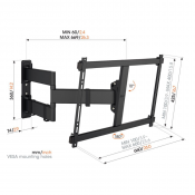 Кронштейн Vogels TVM 3843 XL Black (3838430) 2 – techzone.com.ua Кронштейн Vogels TVM 3843 XL Black (3838430) 2 – techzone.com.ua