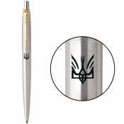 Ручка кулькова Parker JOTTER Stainless Steel GT BP Тризуб Сокіл 16032_T050b 1 – techzone.com.ua