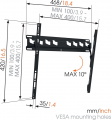 Крепёж настенный Vogels MA3010 5 – techzone.com.ua