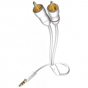 Кабель Inakustik Star 3,5mm Mini Jack > 2 x RCA white 1,5m