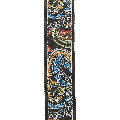 D'ADDARIO JOE SATRANI WOVEN GUITAR STRAP (Snakes Mosaic) 3 – techzone.com.ua