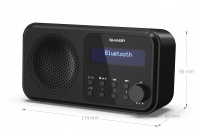 Цифрове радіо з Bluetooth SHARP DR-P420(BK) 6 – techzone.com.ua