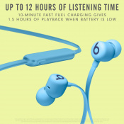 Наушники с микрофоном Beats by Dr. Dre Beats Flex All-Day Wireless Earphones Flame Blue (MYMG2ZW) 2 – techzone.com.ua