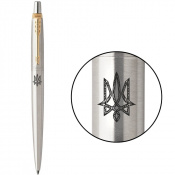 Ручка кулькова Parker JOTTER Stainless Steel GT BP Тризуб геометрія 16032_T058b 1 – techzone.com.ua