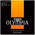Струны для акустической гитары Olympia AGS 802 – techzone.com.ua