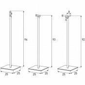 Стойки под акустику Sonorous SP 200 B-HBLK 3 – techzone.com.ua Стойки под акустику Sonorous SP 200 B-HBLK 3 – techzone.com.ua