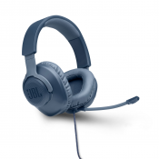 Навушники JBL Quantum 100 Blue (JBLQUANTUM100BLU) 1 – techzone.com.ua