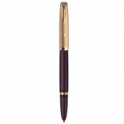 Ручка перова Parker PARKER 51 Deluxe Plum GT FP18 F 57 111 1 – techzone.com.ua