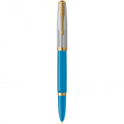 Ручка перова Parker PARKER 51 Premium Turquoise GT FP F 56 411