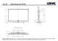 Стойка Loewe Table Stand Art 40-48 5 – techzone.com.ua