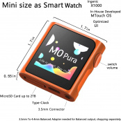 Портативний плеер Shanling M0 Pura Hi-Fi MP3 Player помаранчевий 3 – techzone.com.ua