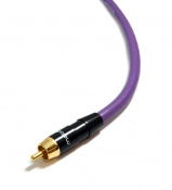 Кабель Melodika MDCX10 Purple Coaxial cable RCA-RCA, 1,0m 2 – techzone.com.ua