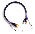 Кабель Melodika MDPH10 Purple 2xRCA Phono grounding wire 1m 1 – techzone.com.ua