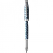 Ручка перова Parker IM Premium Blue Grey CT FP F 24 911