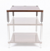 Модуль стійки NEO Quattron Segment 122mm Glossy Walnut + stainless steel 2 – techzone.com.ua Модуль стійки NEO Quattron Segment 122mm Glossy Walnut + stainless steel 2 – techzone.com.ua