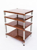 Модуль стійки NEO Quattron Segment 122mm Glossy Walnut + stainless steel 6 – techzone.com.ua Модуль стійки NEO Quattron Segment 122mm Glossy Walnut + stainless steel 6 – techzone.com.ua