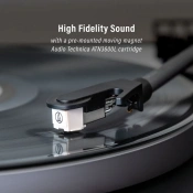 Програвач вінілу Crosley C300 Fully Automatic Чорний (C300A-BK) 10 – techzone.com.ua