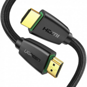 Кабель UGREEN HD118 HDMI to HDMI, 1.5 m, v2.0 UltraHD 4K-3D Braided Black 40409