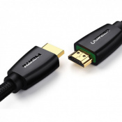 Кабель UGREEN HD118 HDMI to HDMI, 1.5 m, v2.0 UltraHD 4K-3D Braided Black 40409 3 – techzone.com.ua Кабель UGREEN HD118 HDMI to HDMI, 1.5 m, v2.0 UltraHD 4K-3D Braided Black 40409 3 – techzone.com.ua