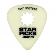 EVERLY GLOW IN THE DARK STAR PICK HEAVY .96mm (12-PACK)
