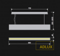 Потолочный светильник ADLUX Forest FC-80 5 – techzone.com.ua