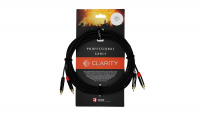 Кабель Clarity 2xRCA-2xRCA-B 5m