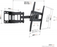 Настінне кріплення для телевізора Vogels UP 4053 Full-Motion (8440530) M 3 – techzone.com.ua Настінне кріплення для телевізора Vogels UP 4053 Full-Motion (8440530) M 3 – techzone.com.ua