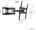Настінне кріплення для телевізора Vogels UP 4053 Full-Motion (8440530) M 3 – techzone.com.ua
