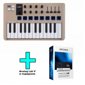 MIDI-клавіатура Arturia MiniLab 3 Champagne Edition + Arturia Analog Lab V