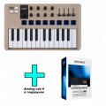 MIDI-клавіатура Arturia MiniLab 3 Champagne Edition + Arturia Analog Lab V 1 – techzone.com.ua