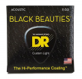 DR Strings BLACK BEAUTIES Acoustic - Custom Light (11-50) 1 – techzone.com.ua
