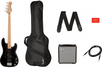 SQUIER by FENDER AFFINITY SERIES PJ BASS START PACK BLACK Гітарний набір з бас-гітарою 1 – techzone.com.ua
