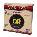 DR Strings VERITAS Coated Core Acoustic Guitar Strings - Custom Light (11-50) 2 – techzone.com.ua