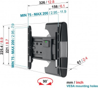 Настінне кріплення Vogels EFW 8125 Black 4 – techzone.com.ua Настінне кріплення Vogels EFW 8125 Black 4 – techzone.com.ua