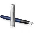 Ручка перова Parker SONNET Essentials Metal & Blue Lacquer CT FP F 83 711 3 – techzone.com.ua