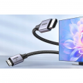 Кабель UGREEN HD163 miniHDMI to HDMI, 2 m, v2.1 UltraHD 8K-3D Braided Nylon Black 15515 2 – techzone.com.ua