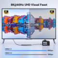Кабель UGREEN HD163 miniHDMI to HDMI, 2 m, v2.1 UltraHD 8K-3D Braided Nylon Black 15515 8 – techzone.com.ua