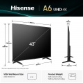 Телевізор HISENSE 43A6Q 6 – techzone.com.ua