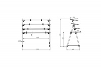 QUIK LOK MKS4 Стойка клавишная 8 – techzone.com.ua QUIK LOK MKS4 Стойка клавишная 8 – techzone.com.ua