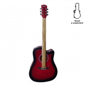 Акустическая гитара Figure 246RB (Matte Red Burst) + чехол