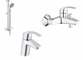 GROHE EUROSMART набор смесителей для ванны (33265002+33300002+27926001) 123238 S – techzone.com.ua