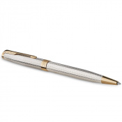 Набор Parker SONNET Silver Mistral GT BP (шариковая ручка + кожаный чехол) 2 – techzone.com.ua Набор Parker SONNET Silver Mistral GT BP (шариковая ручка + кожаный чехол) 2 – techzone.com.ua