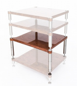 Модуль стійки NEO Quattron Segment 272mm Glossy Walnut + stainless steel 1 – techzone.com.ua Модуль стійки NEO Quattron Segment 272mm Glossy Walnut + stainless steel 1 – techzone.com.ua