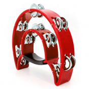 MAXTONE 818 Dual Power Tambourine (Red)