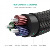 Кабель Ugreen AV112 3.5mm Male to 3.5mm Male Cable Gold Plated Metal Case with Braid 1m Blue (10685) 4 – techzone.com.ua Кабель Ugreen AV112 3.5mm Male to 3.5mm Male Cable Gold Plated Metal Case with Braid 1m Blue (10685) 4 – techzone.com.ua