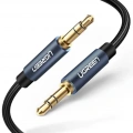 Кабель Ugreen AV112 3.5mm Male to 3.5mm Male Cable Gold Plated Metal Case with Braid 1m Blue (10685) 6 – techzone.com.ua