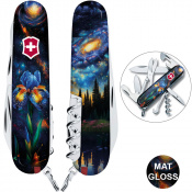 Складной нож Victorinox CLIMBER DESIGN Магический цветок 1.3703.3.R2070pk 1 – techzone.com.ua