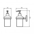 Дозатор жидкого мыла GF (CRM)/S-2827 2 – techzone.com.ua