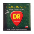 DR Strings DRAGON SKIN Acoustic - Medium (13-56) 1 – techzone.com.ua